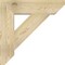 Ekena Millwork Traditional Slat Rough Sawn Bracket, Douglas Fir, 6"W x 28"D x 28"H BKT06X28X28TRA06RDF - alternate 3